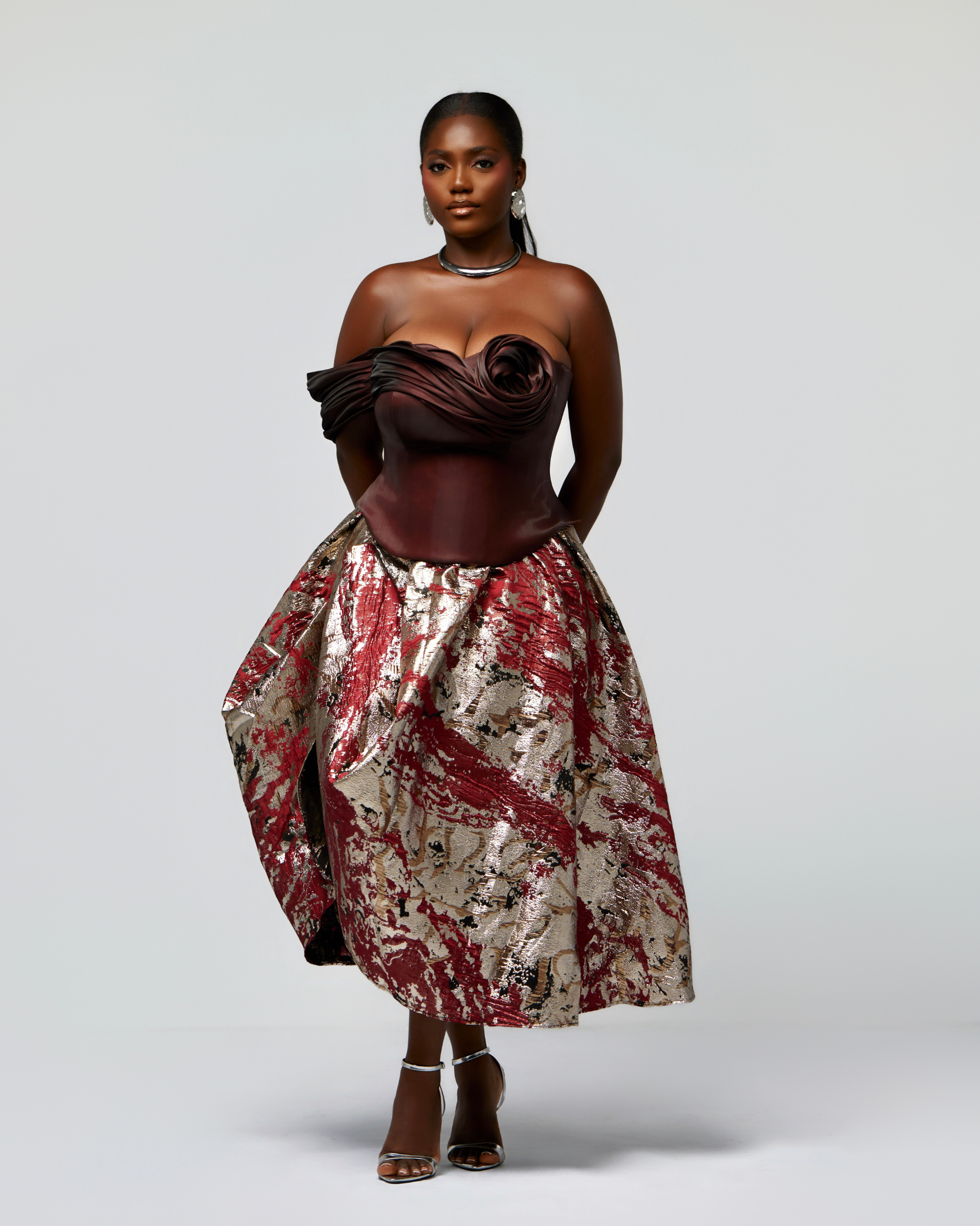 Bolanle corset skirt set - SHESABI