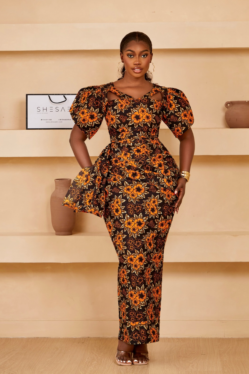 AMARA ANKARA DRESS - SHESABI