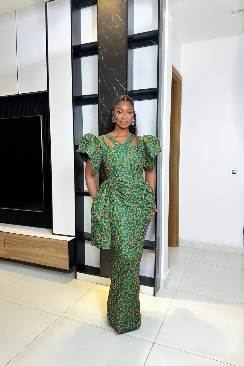 AMARA ANKARA DRESS NEW PRINT - SHESABI