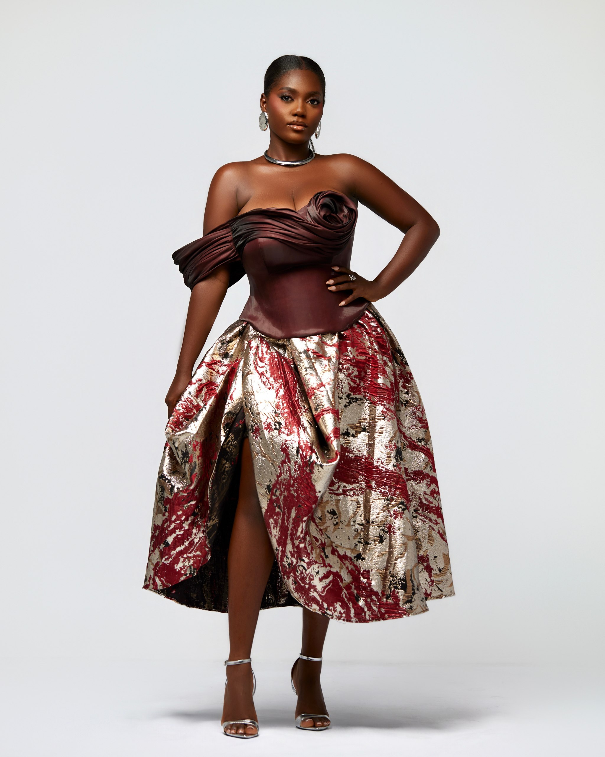 Bolanle corset skirt set - SHESABI