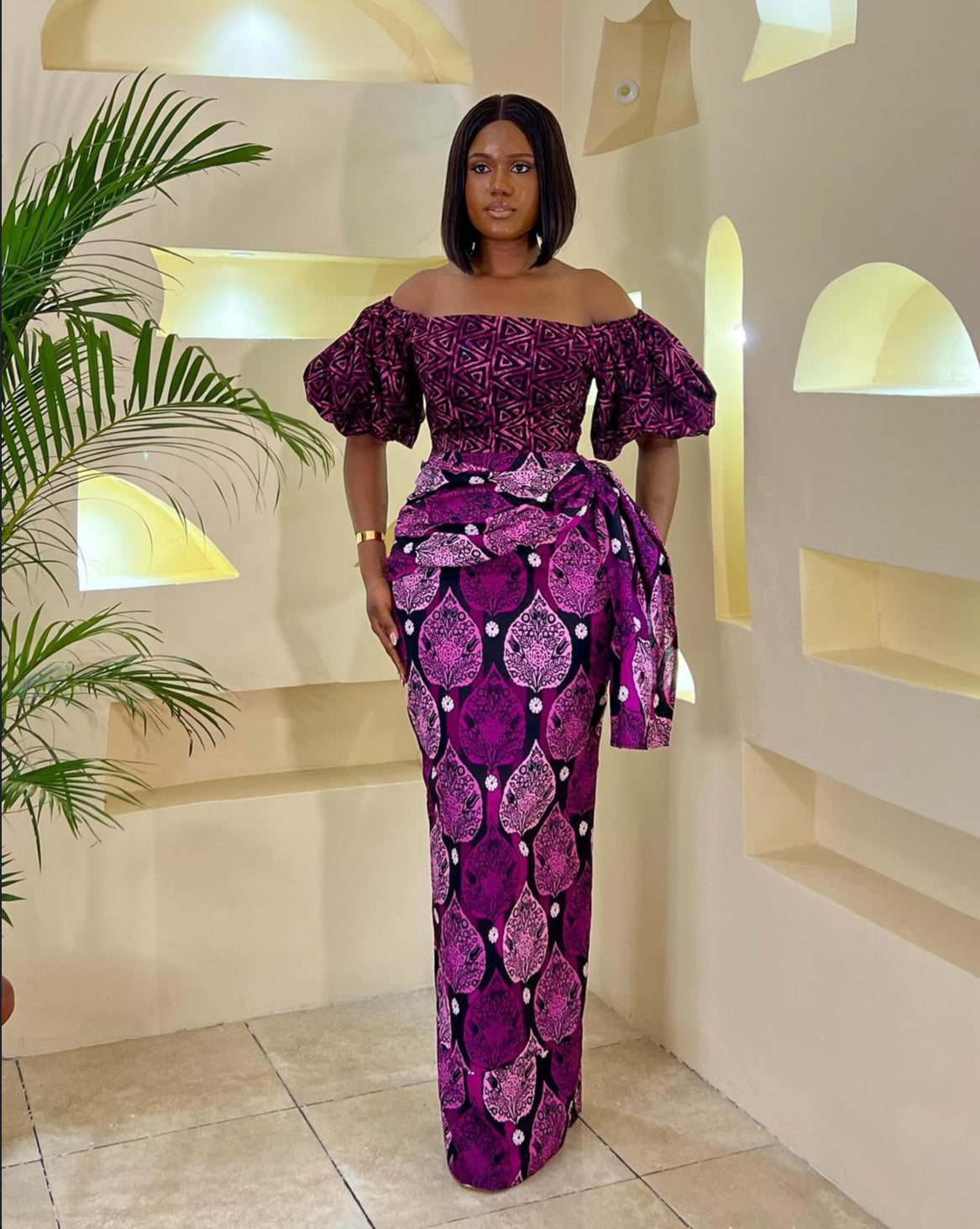 Lola Ankara Dress - SHESABI