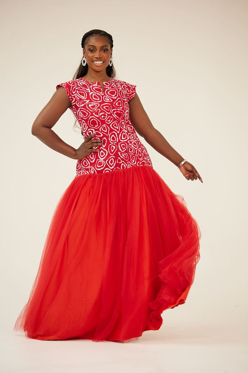 LULU ANKARA MAXI DRESS