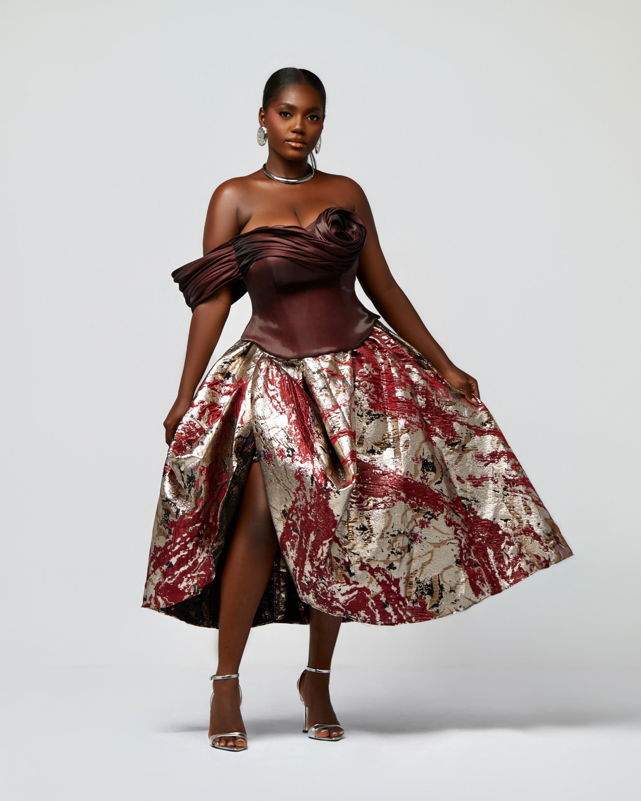 Bolanle corset skirt set - SHESABI