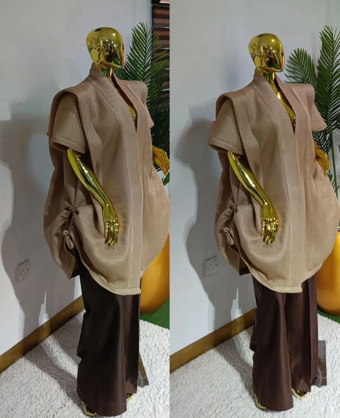BOSS LADY SET - BEIGE - SHESABI