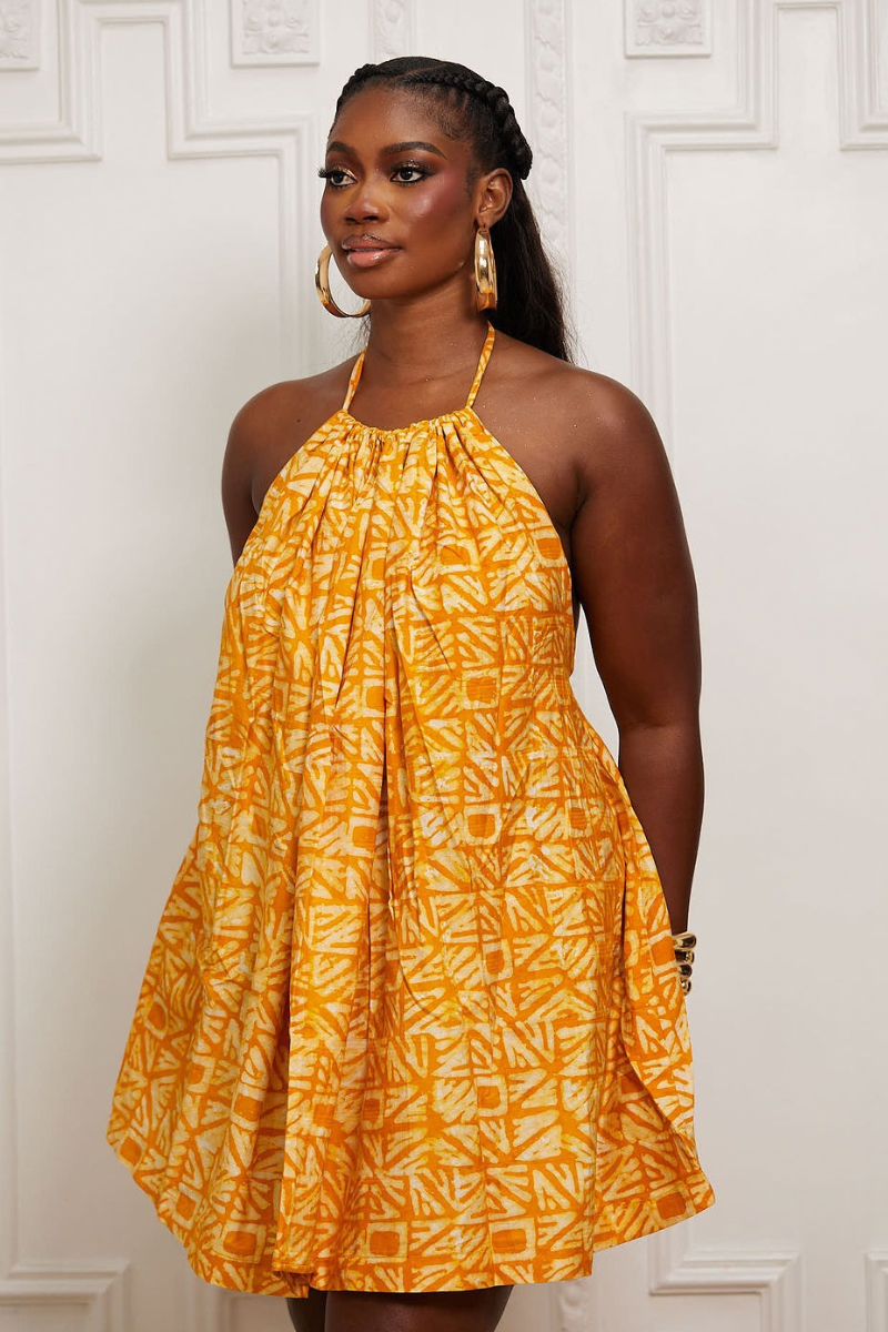 TIFE MINI DRESS - YELLOW