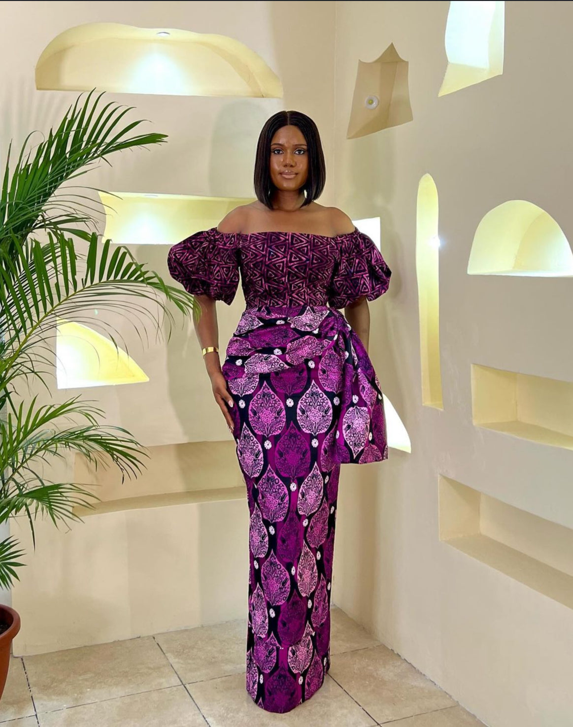 Lola Ankara Dress - SHESABI