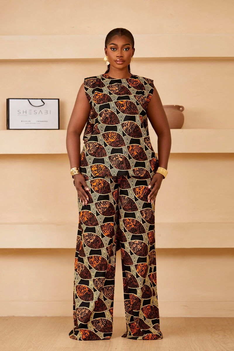 OBA ANKARA PANTS SET - SHESABI